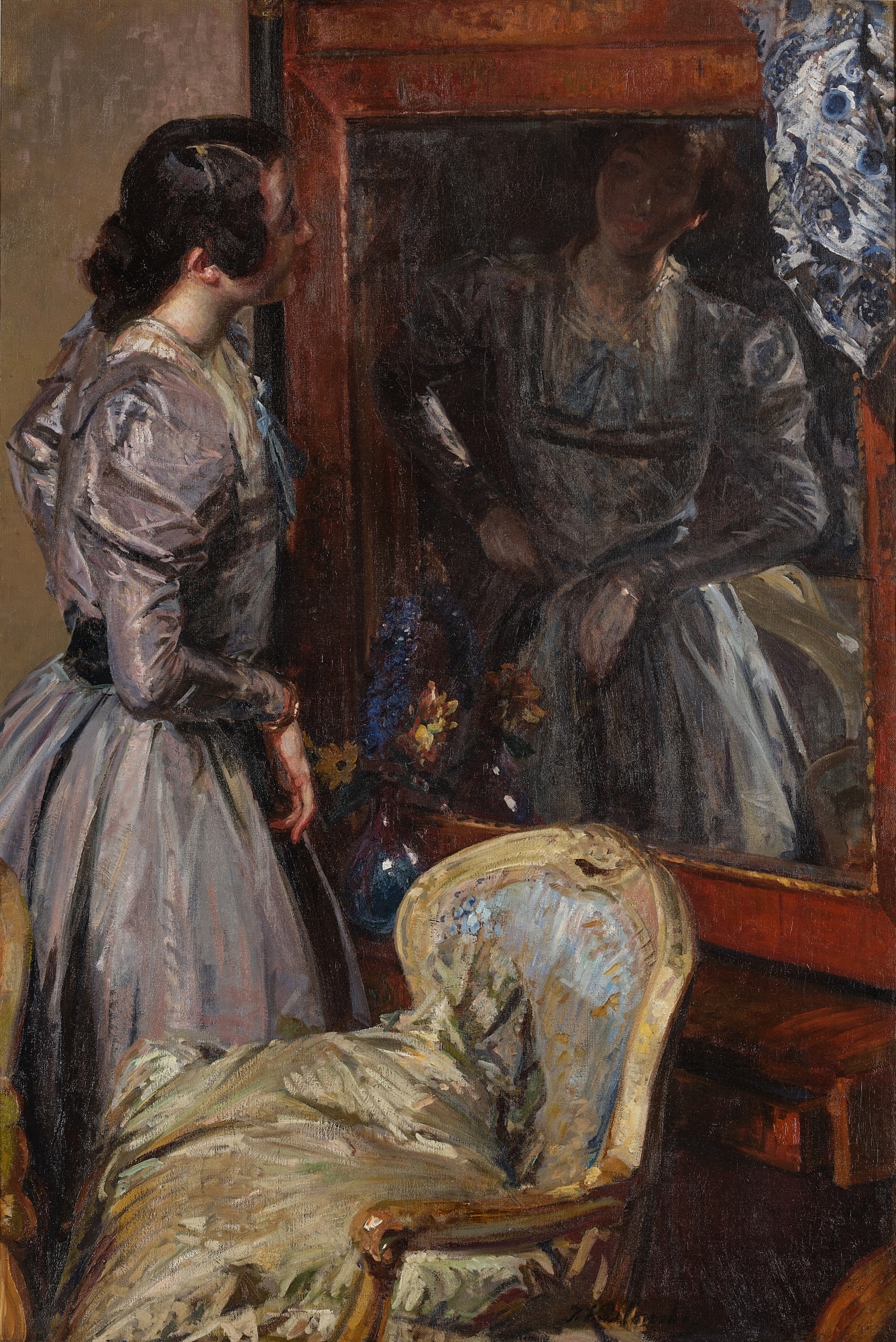 Désirée Manfred in Front of the Mirror