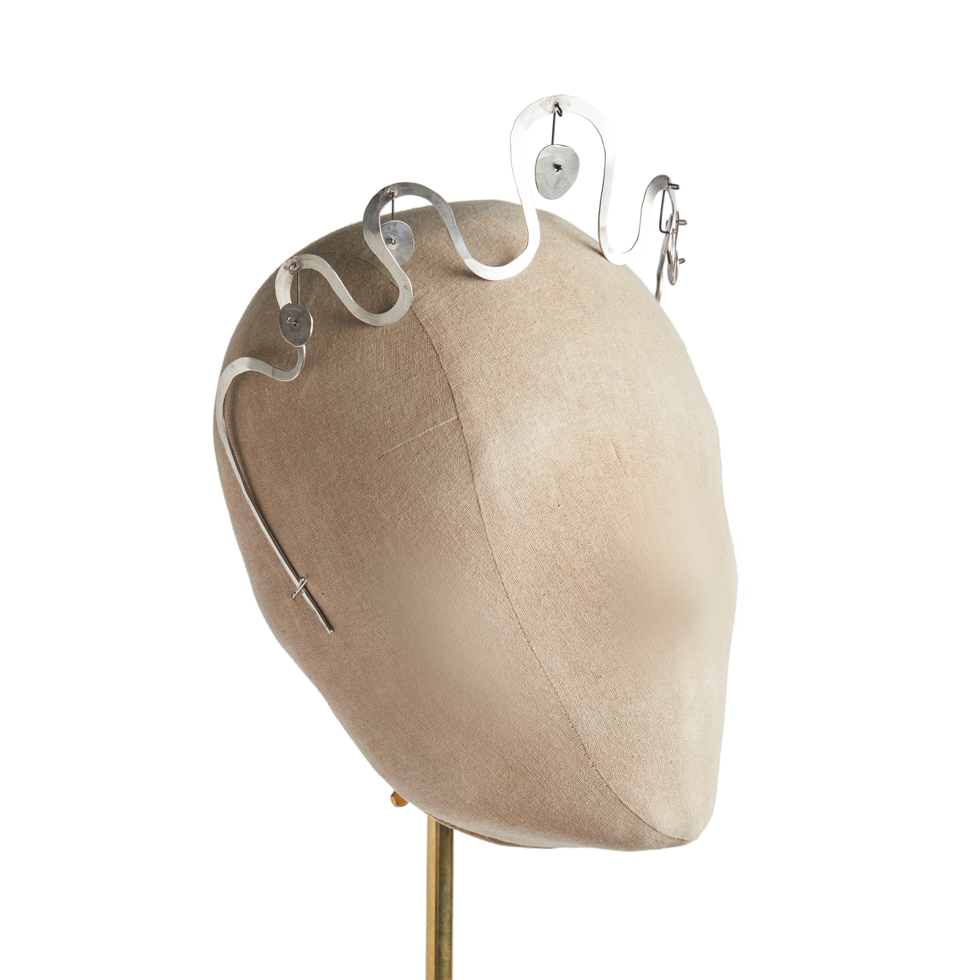 Unique silver tiara, 1943