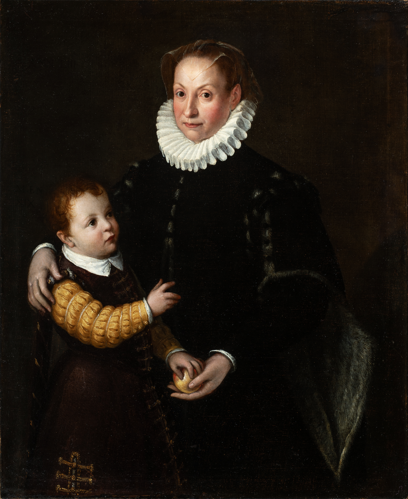 Portrait of a Noblewoman and Child