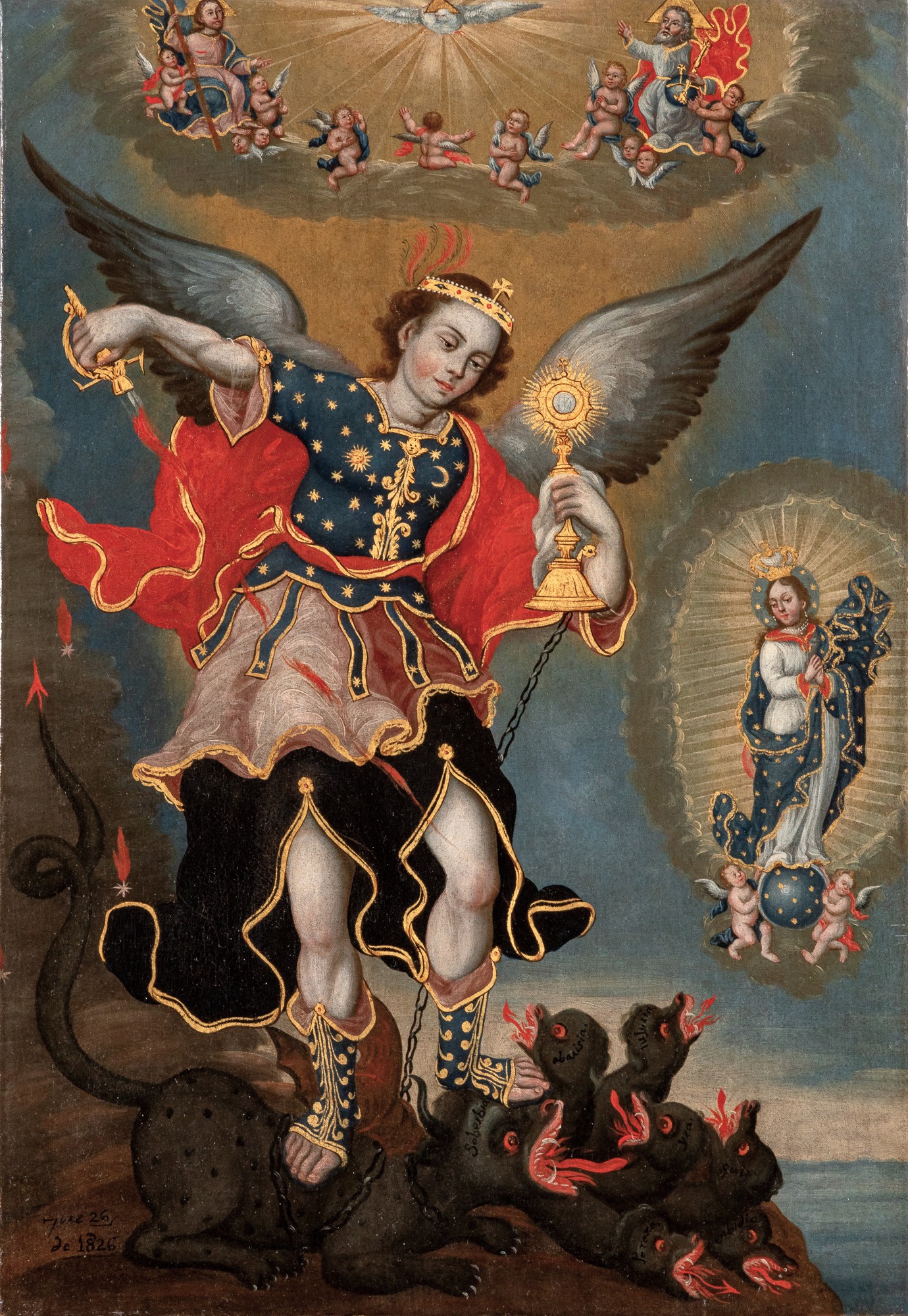 Saint Michael and Our Lady of Apocalypse