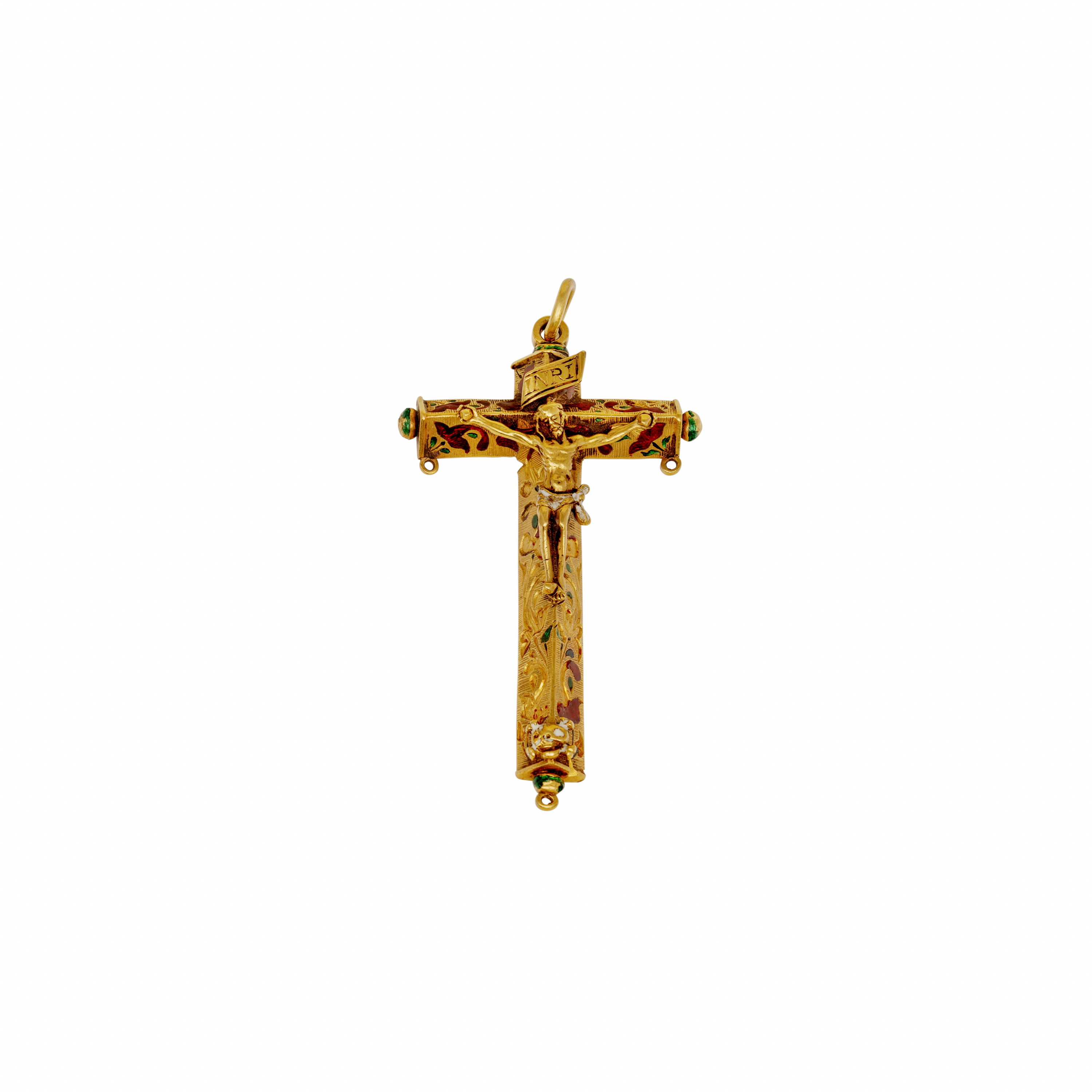 Cross Pendant with Christ crucified