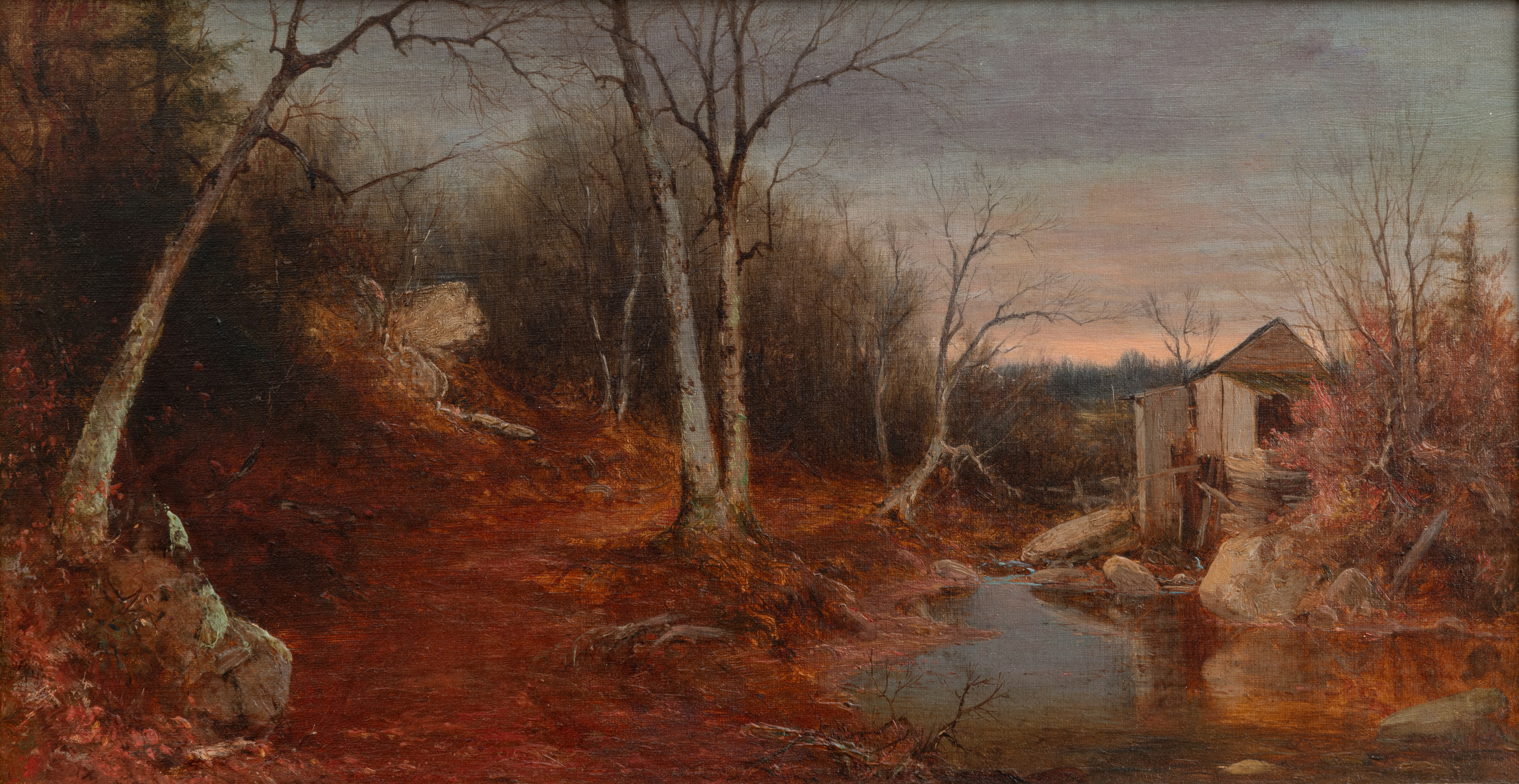 Woodland Scene at Dusk