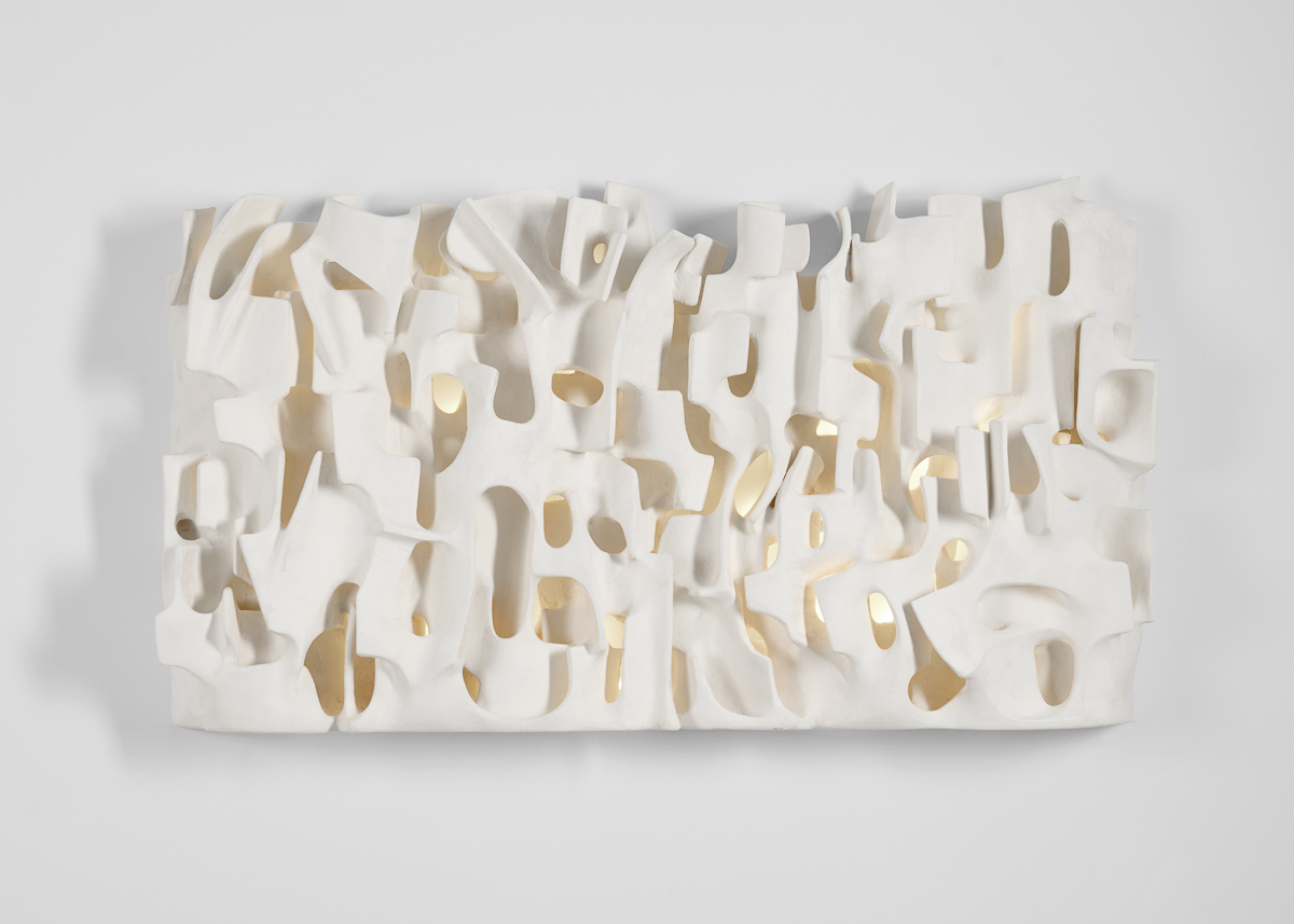 Contemporary Illuminated Wall Sculpture