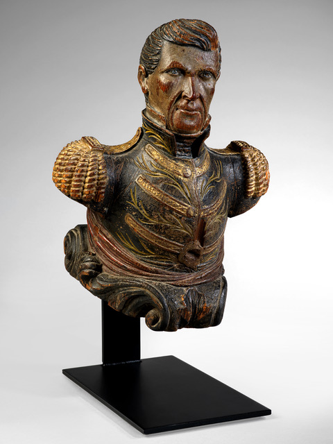Diminutive Portrait Bust of President William Henry Harrison
