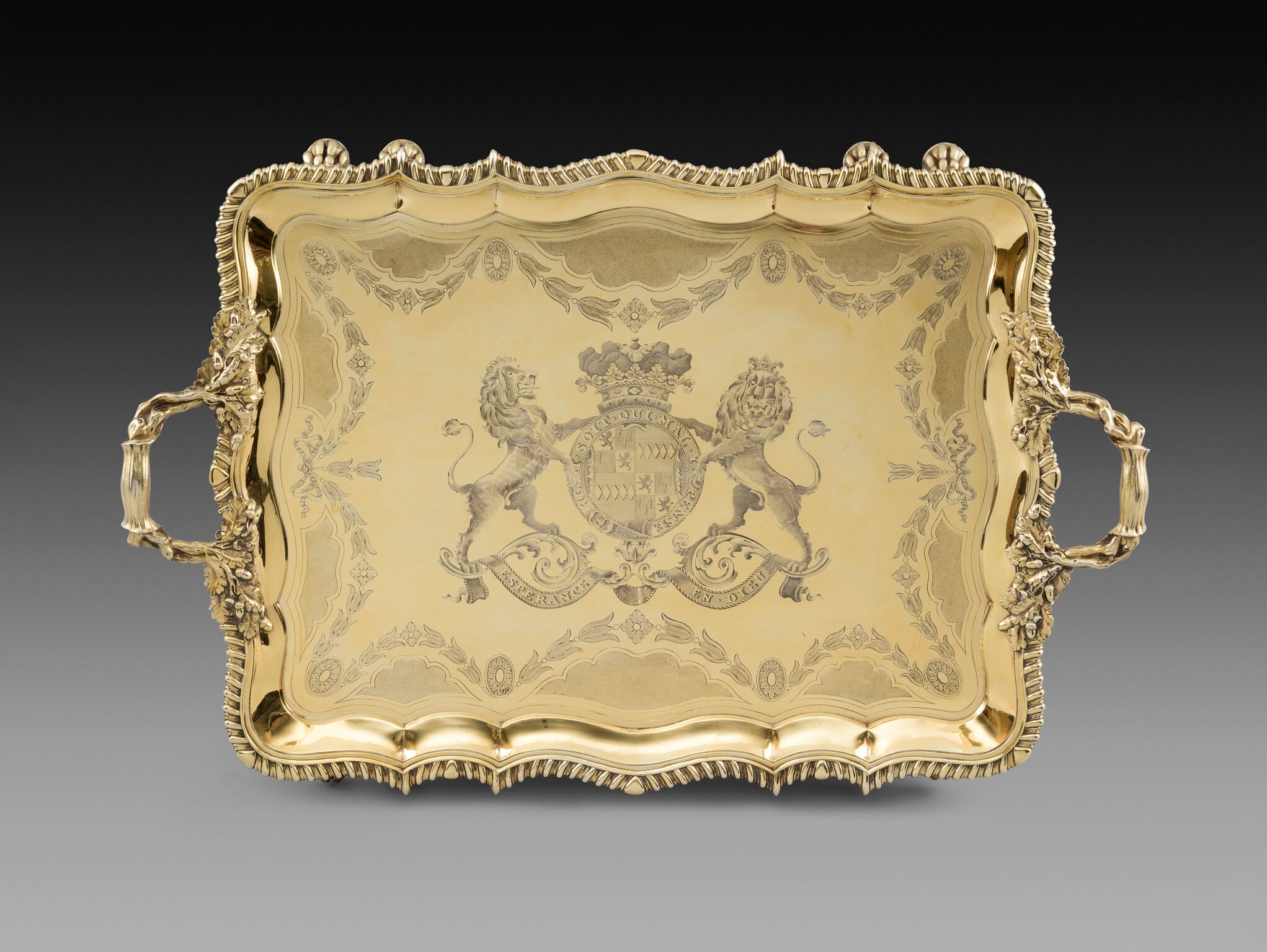 An Important George IV Tray