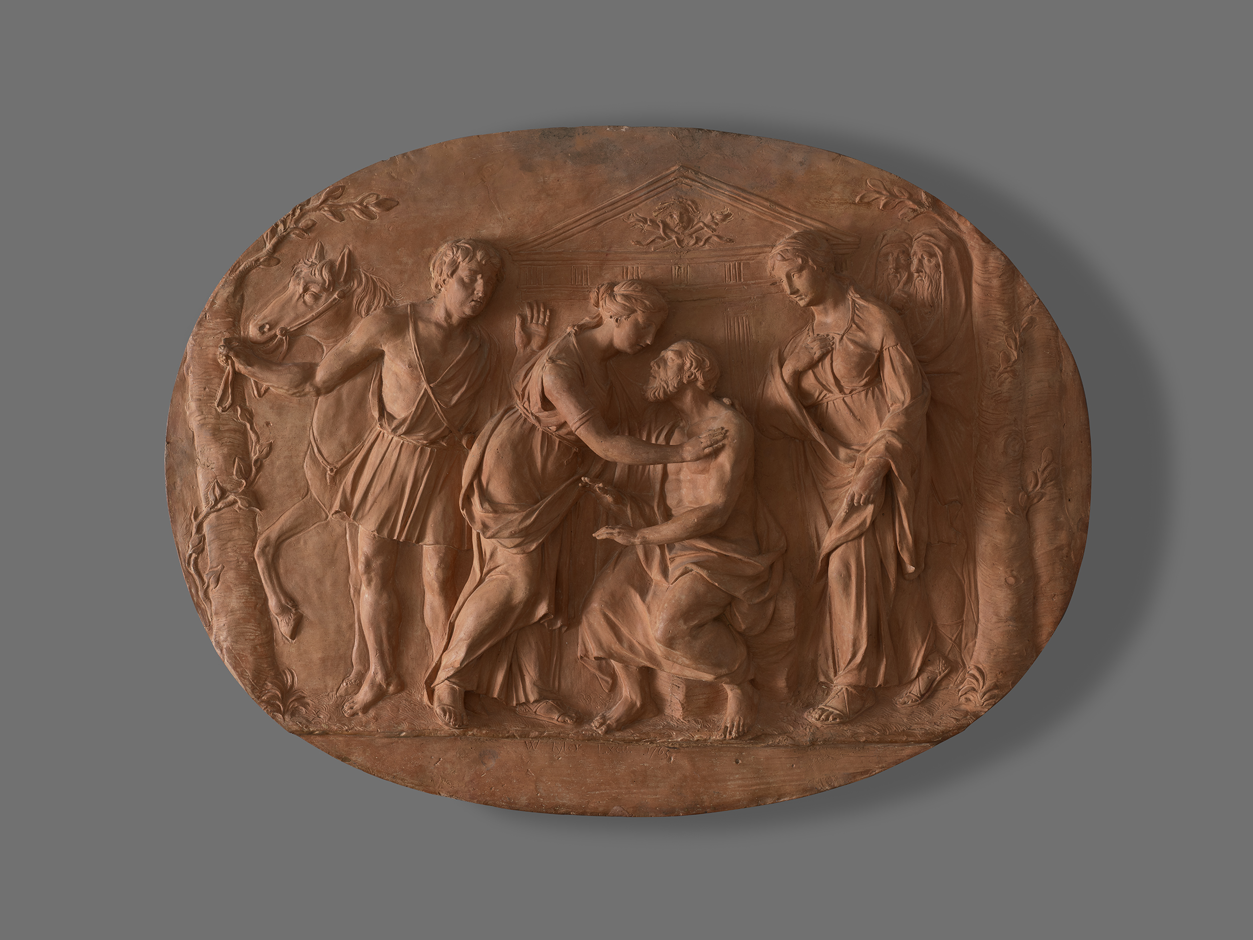 Oedipus before the Temple of Furies at Colonus