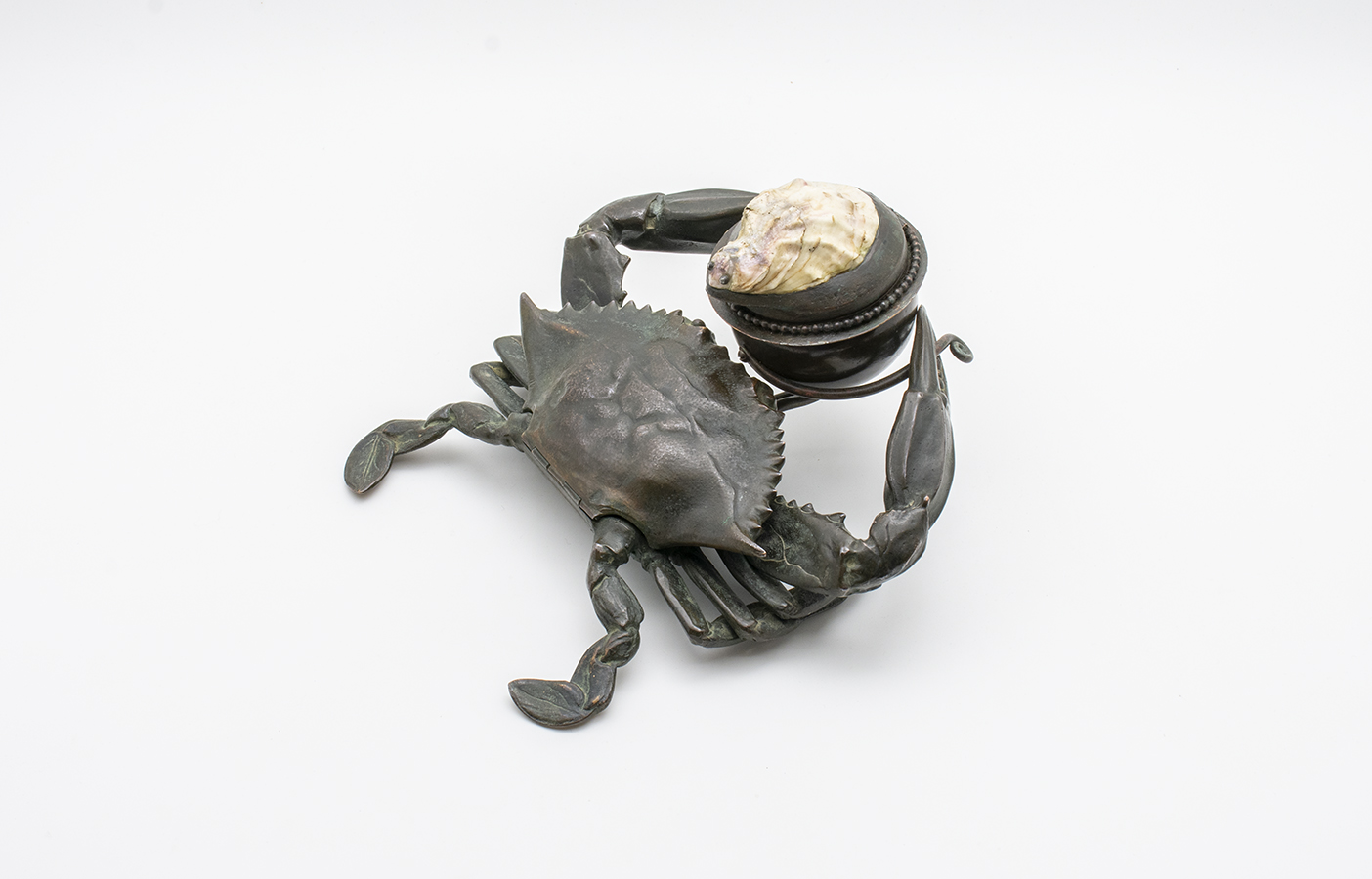 Rare Early Crab Inkwell