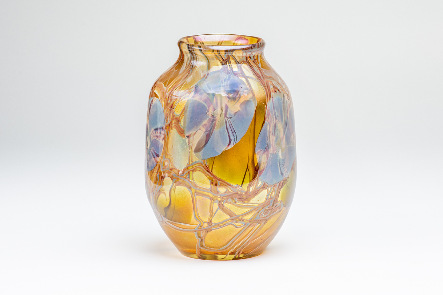 Rare Early "Morning Glory" Paperweight Vase