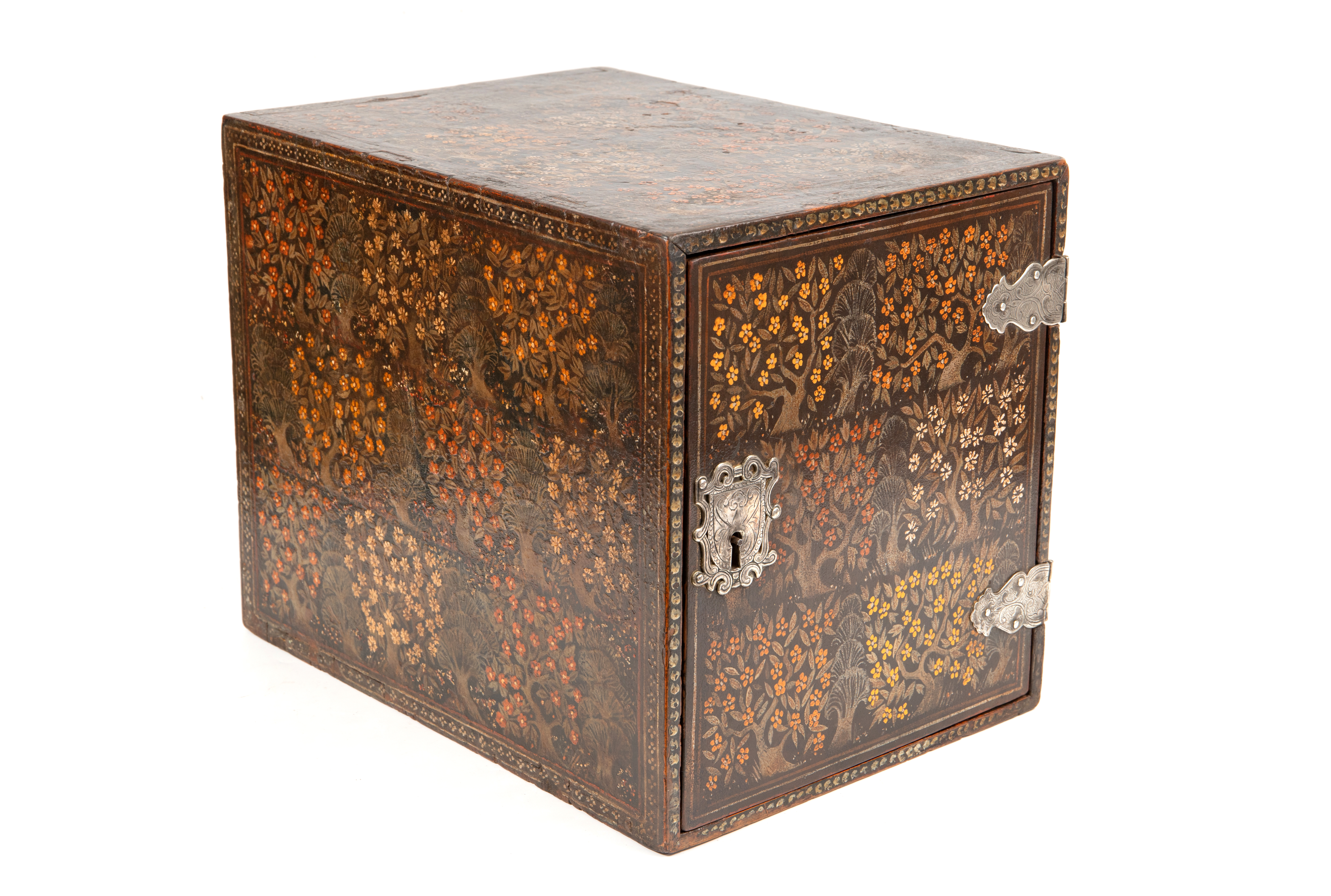 An Indo-Portuguese Chaul painted Ventó