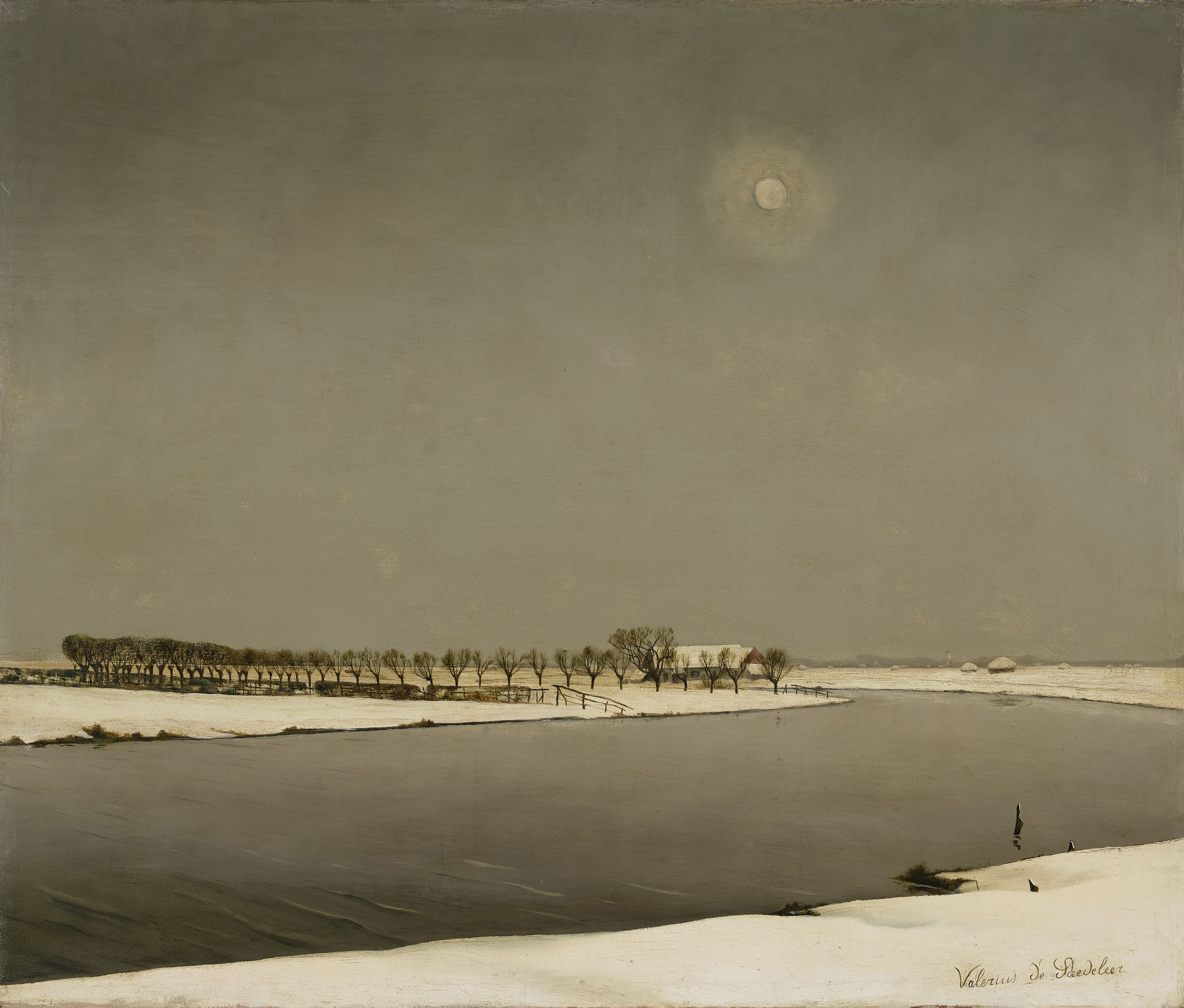 Winter on the River / The Ferryman's House