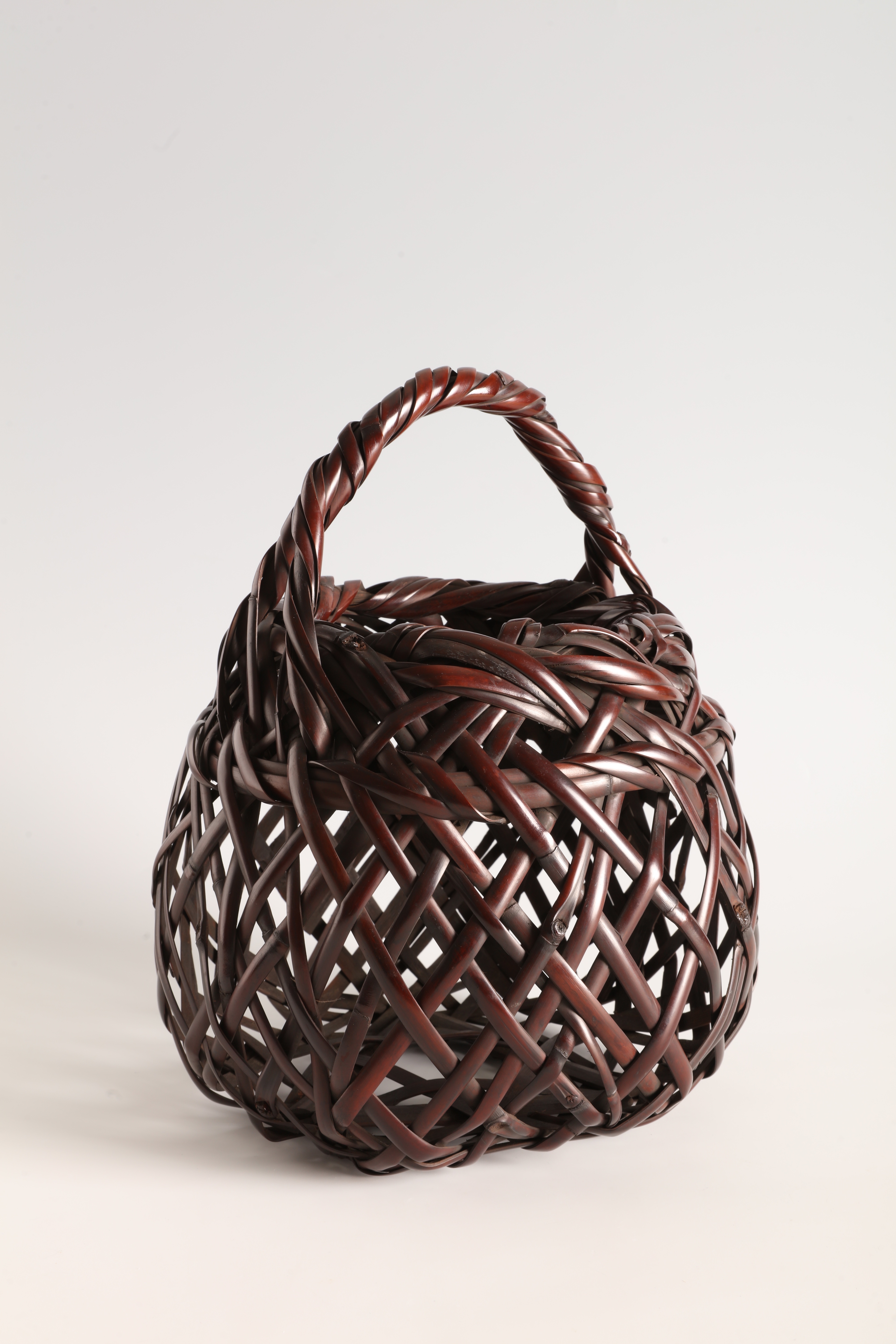 "Oceans of Good Fortune” Handled Flower Basket