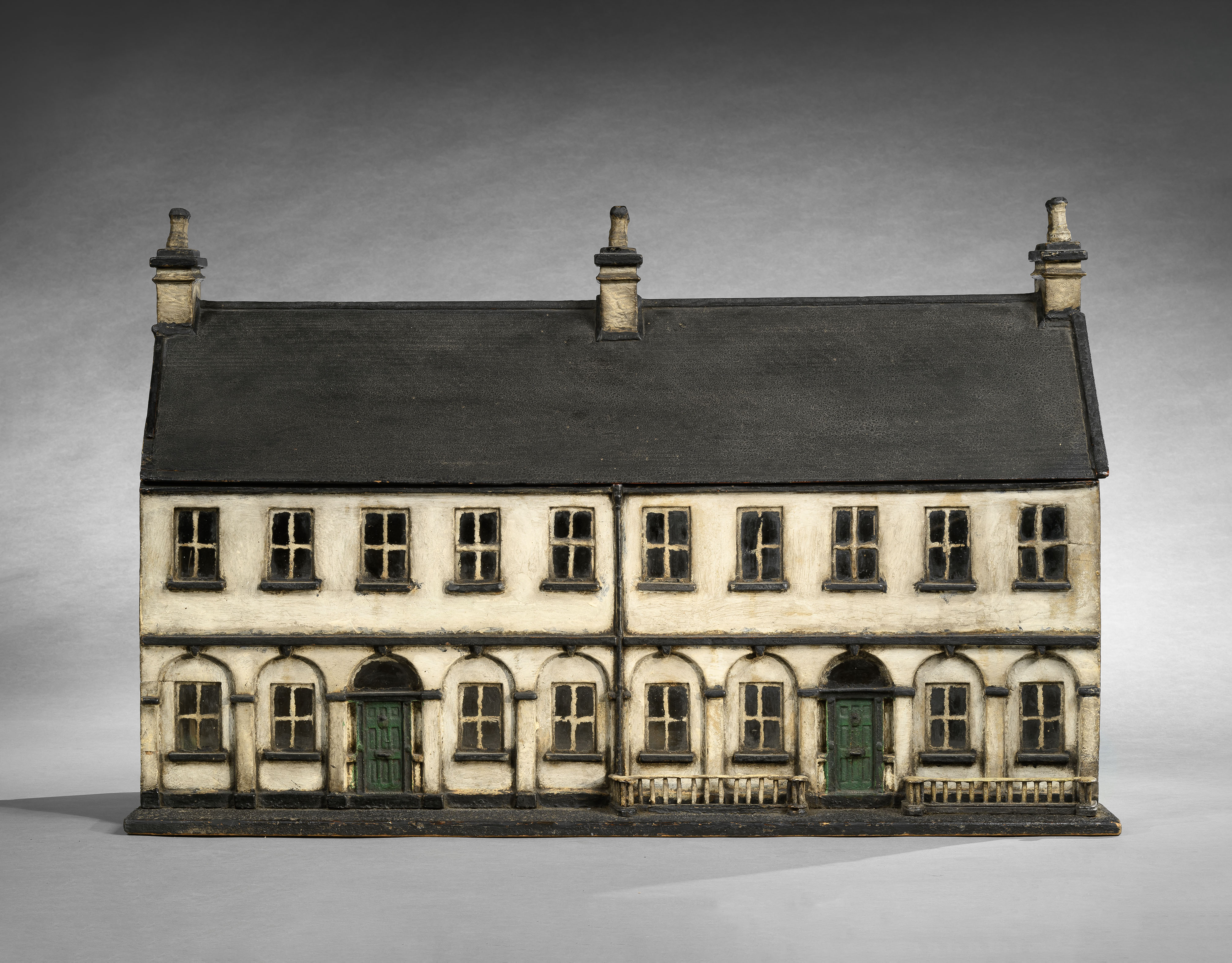 A Rare and Inspired Child's Architectural Chest or Casket