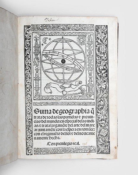 Suma de geographia que trata de todas las partidas & provincias del mundo.