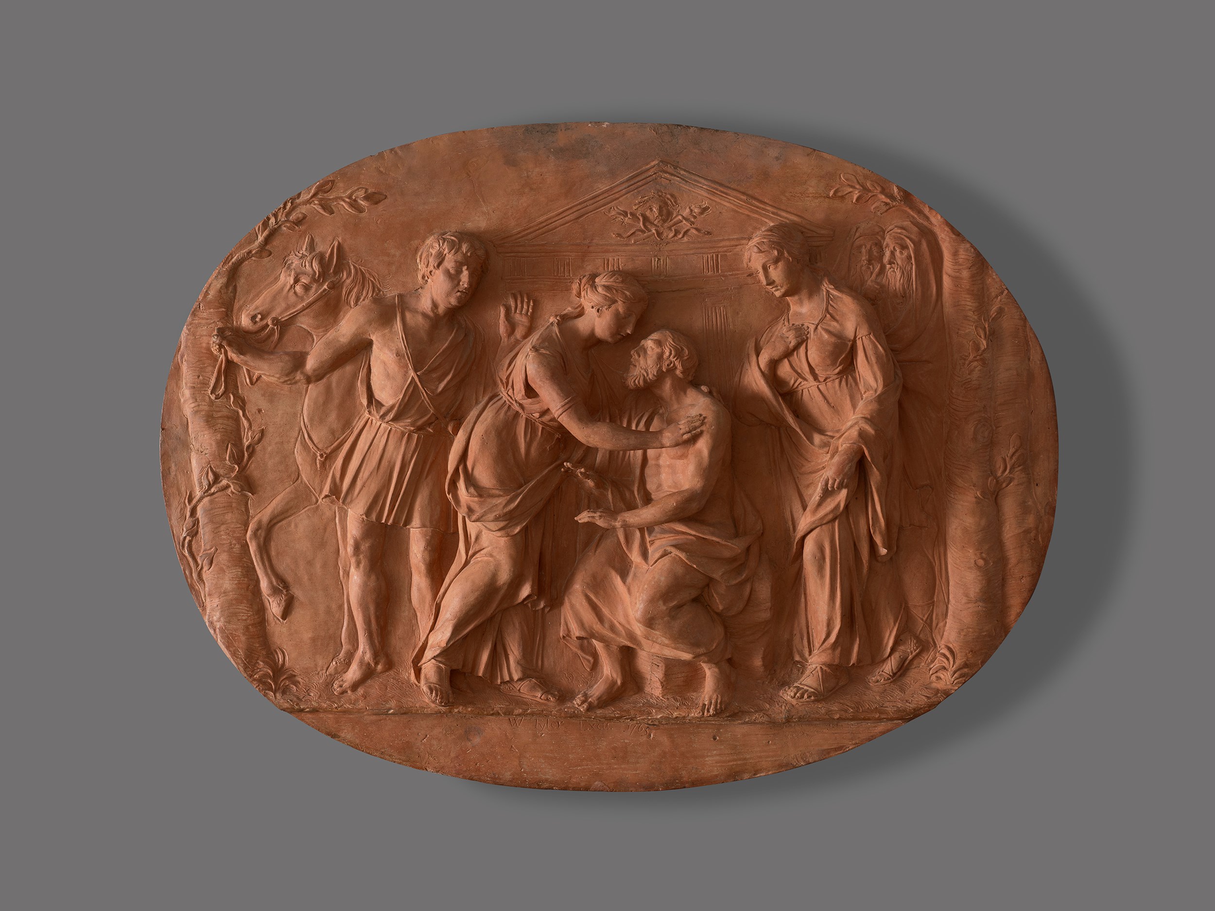 Oedipus before the Temple of Furies at Colonus