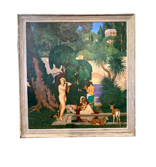 Oil on Canvas  of Bathsheba by Émile Aubry