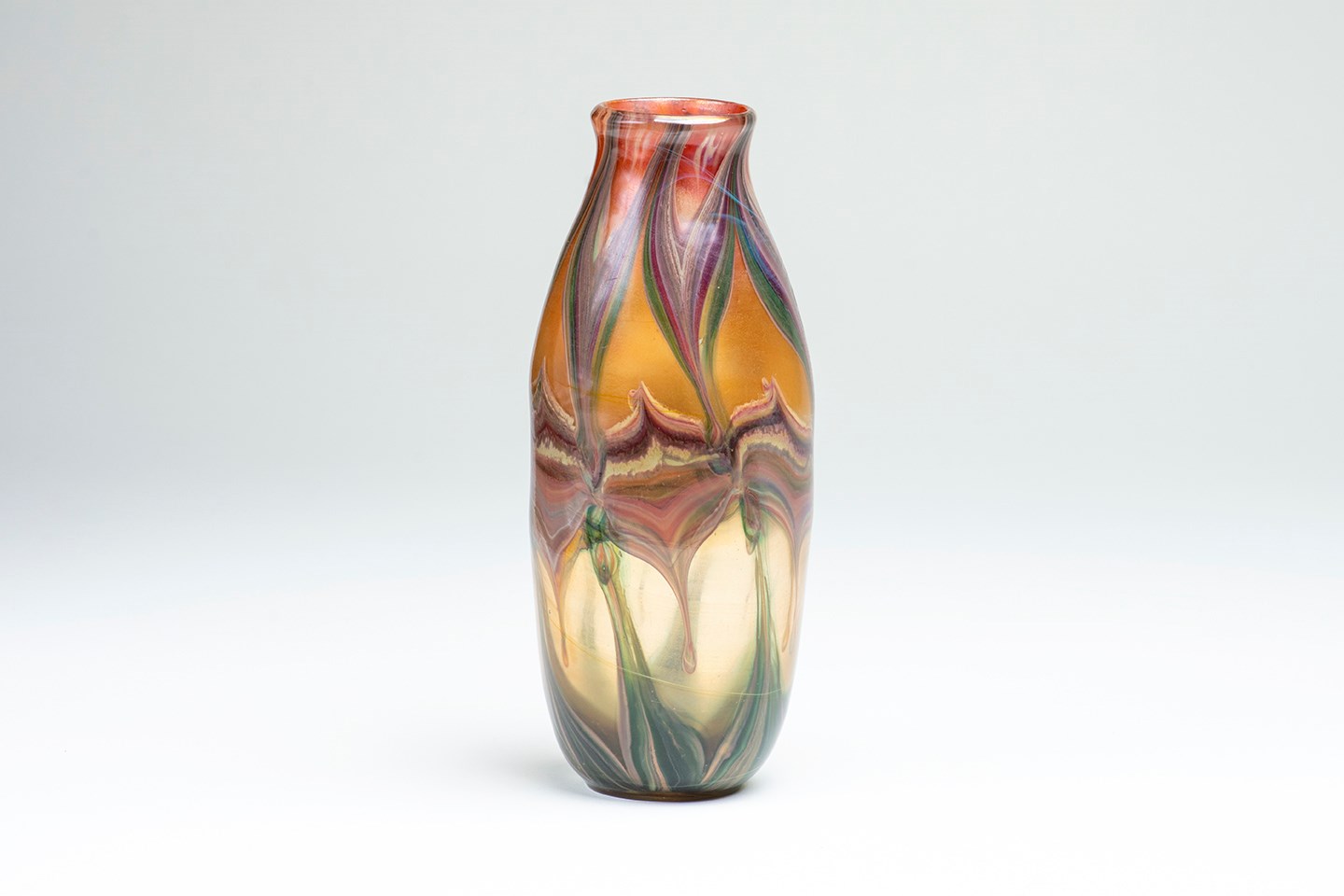 Favrile Glass Paperweight Vase