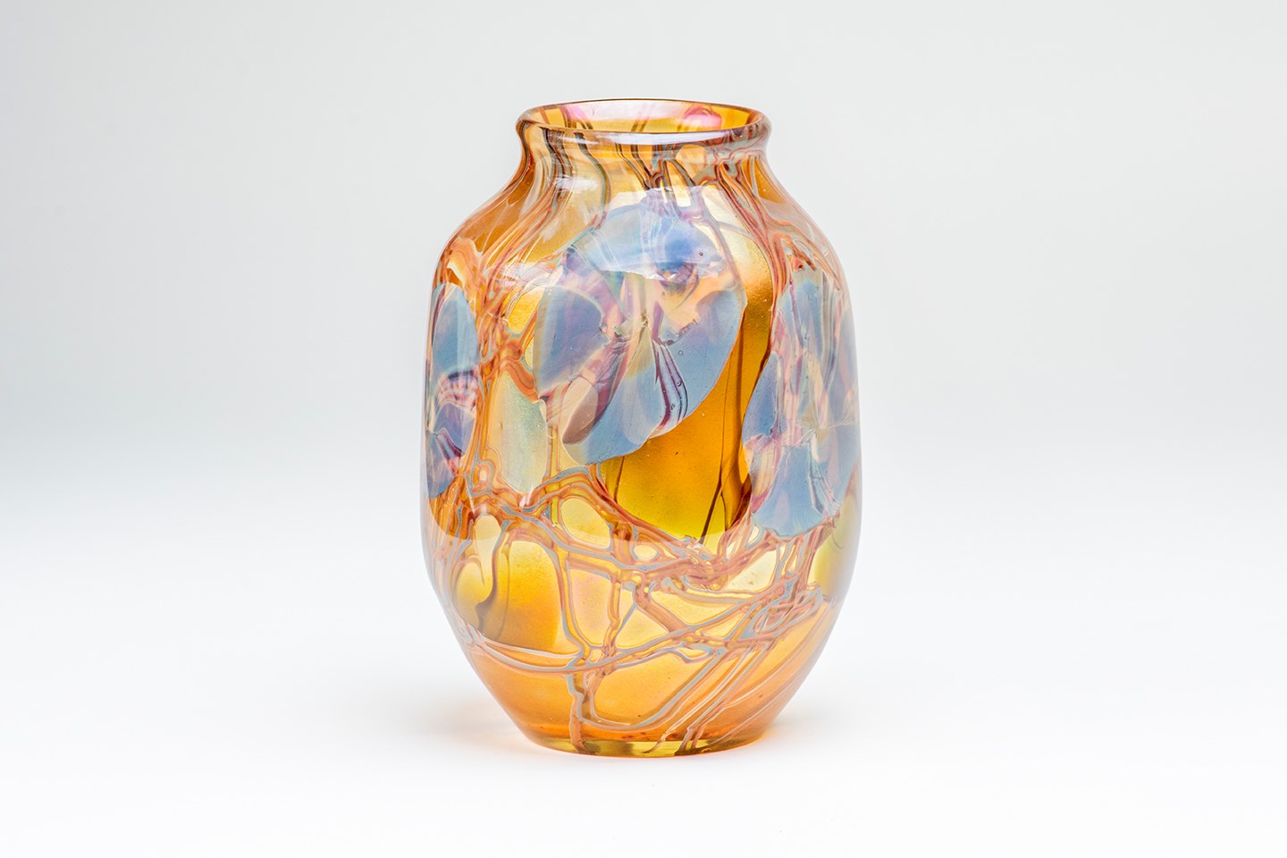 Rare Early "Morning Glory" Paperweight Vase