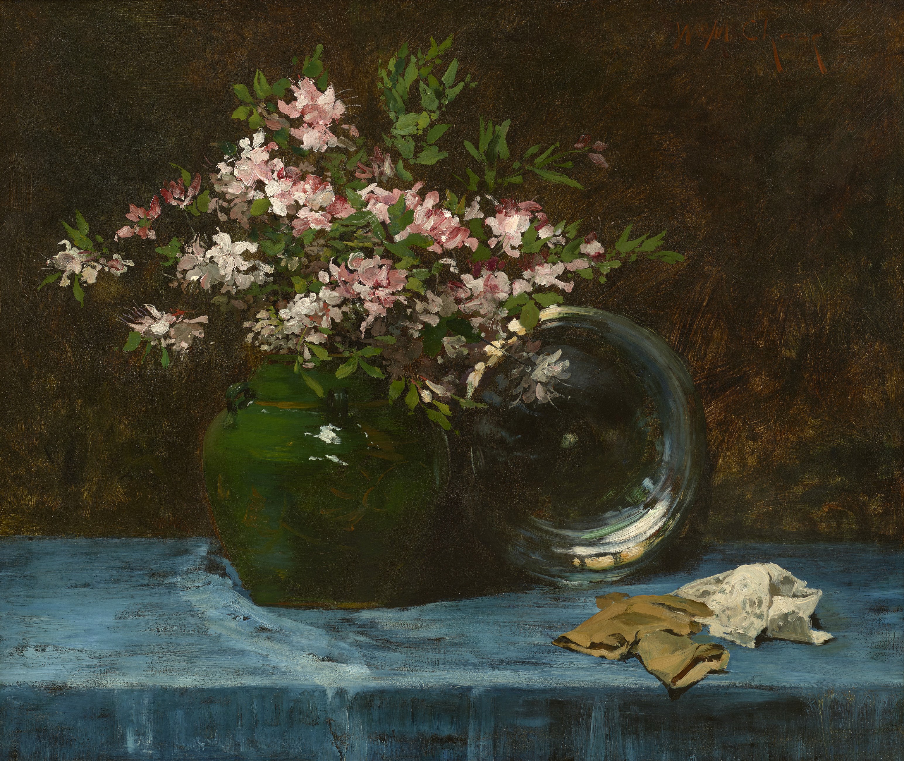 Azaleas, Vase of Flowers