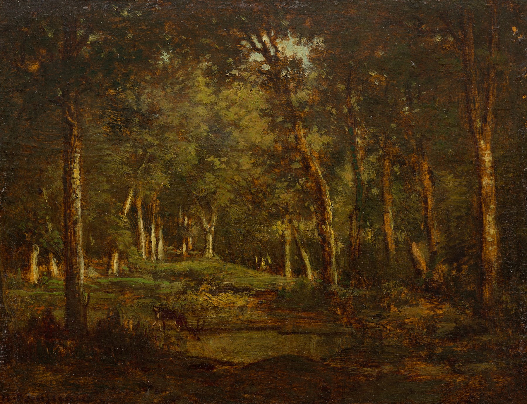 THE DOE POND (LA MARE AUX BICHES)