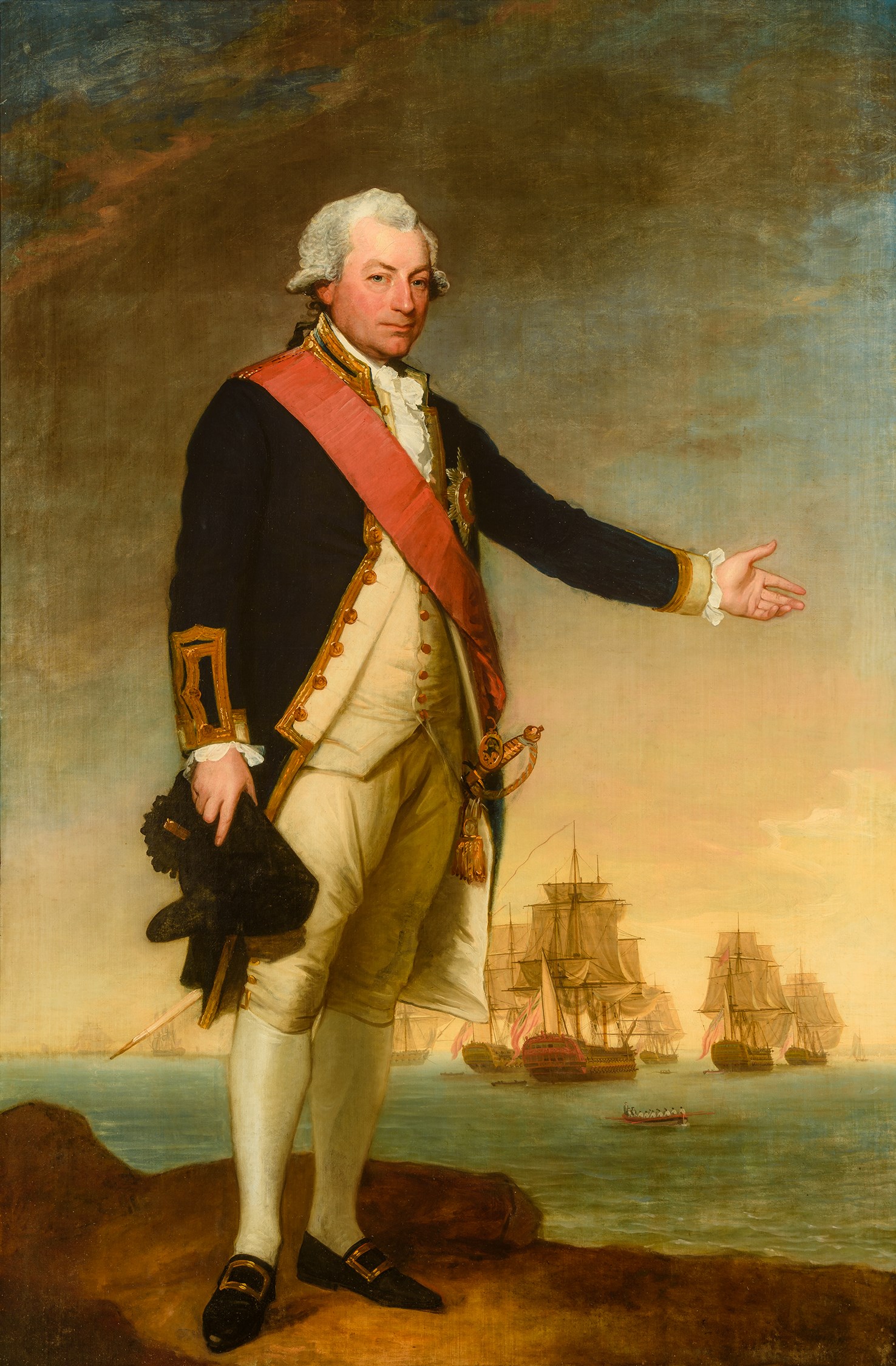 Portrait of Captain Sir John Jervis, later  First Earl of St. Vincent