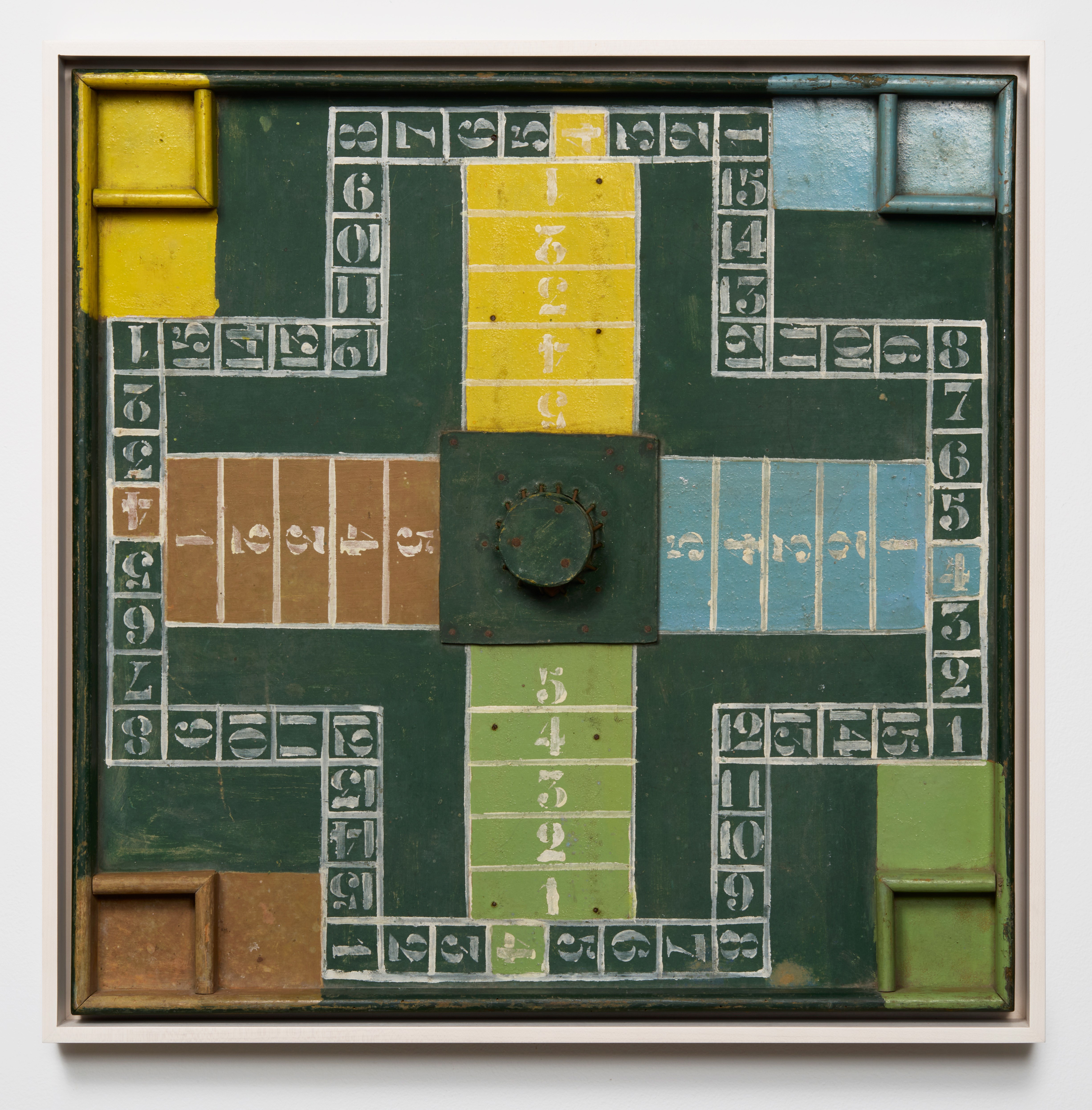 Unusual Parcheesi Variation Game Board