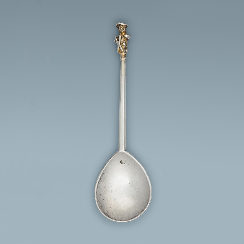 A Henry VIII Antique English Silver Apostle Spoon, St. Andrew