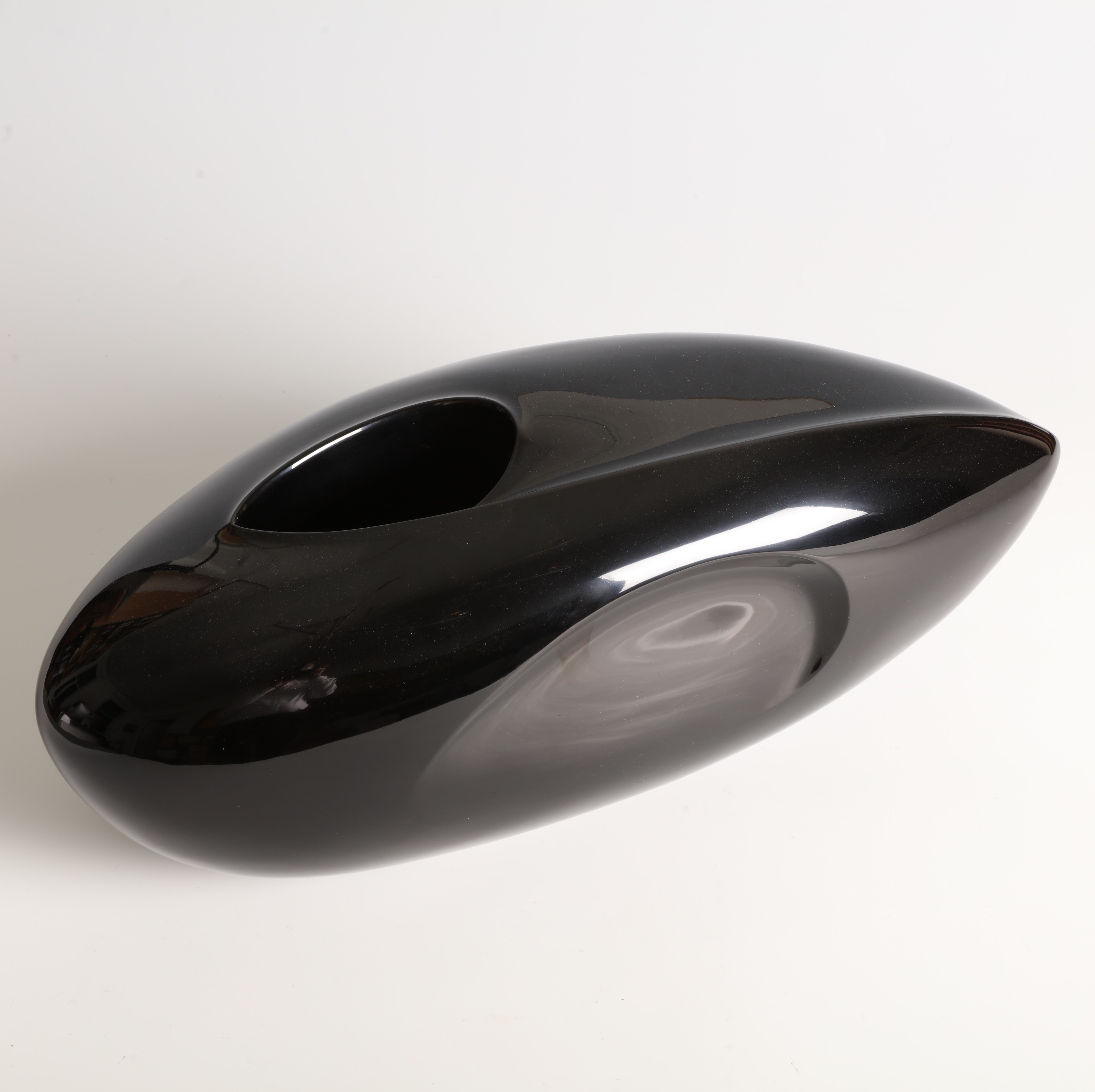 Flower Vessel titled “Black Elephant"