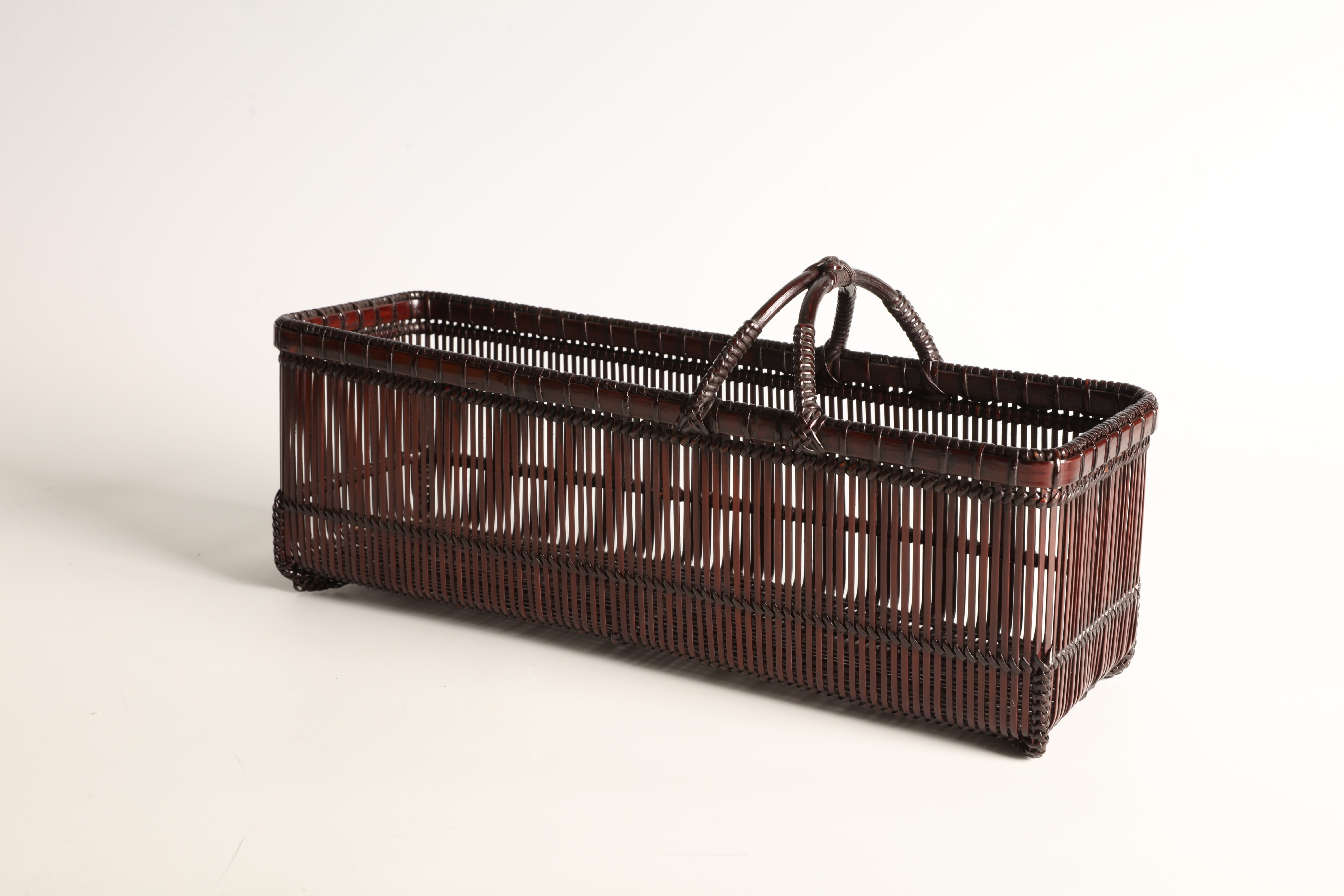 Parallel-Line Rectangular Flower Basket,