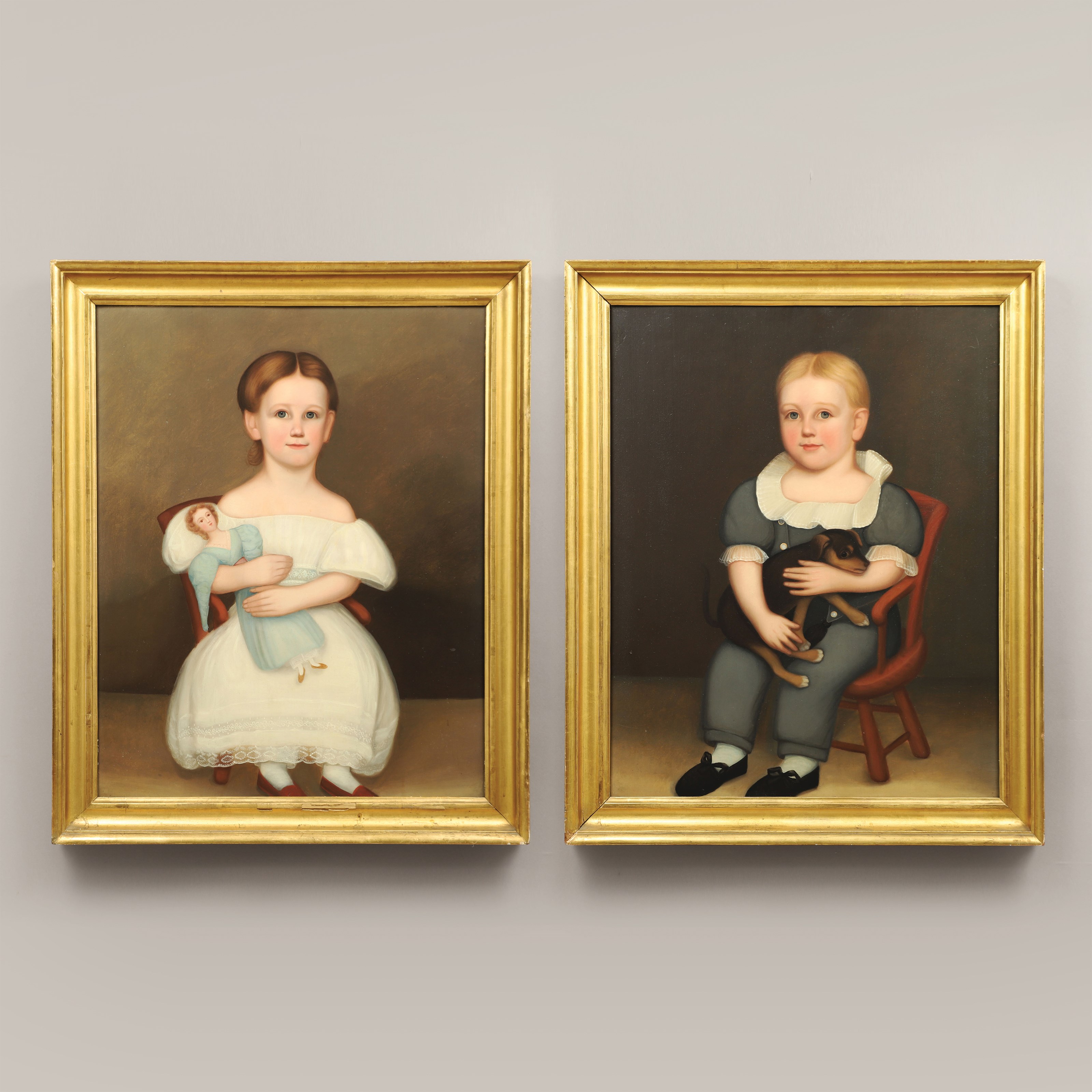 Portraits of Deborah and Elijah Thompson